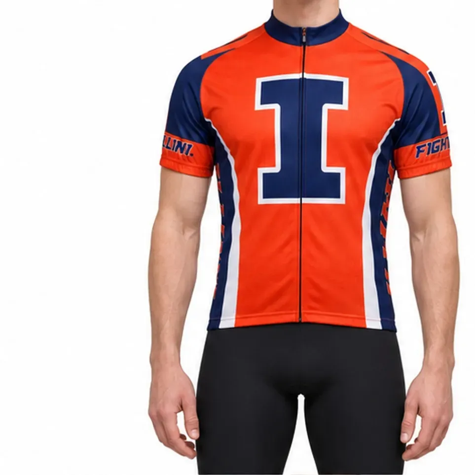 Illinois Men's Cycling Jersey Illinois Men's Cycling Jersey