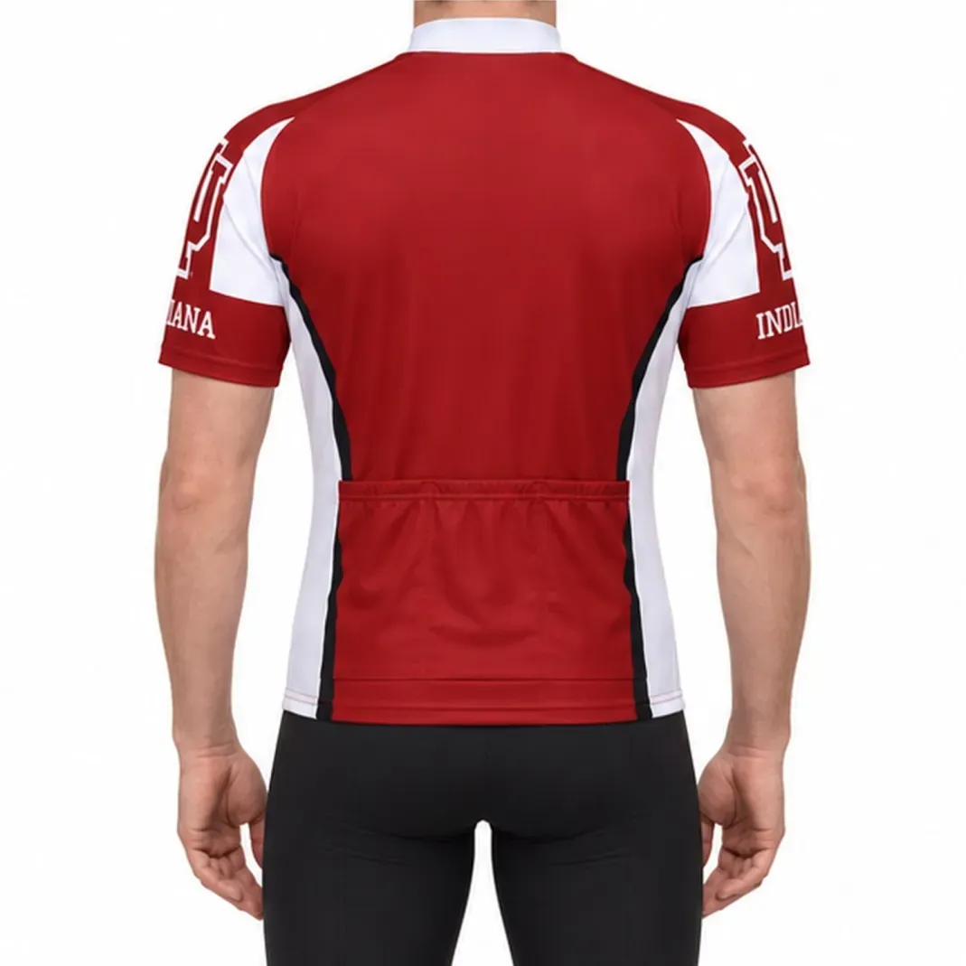 IU Indiana University Hoosiers Men's Cycling Jersey IU Indiana University Hoosiers Men's Cycling Jersey