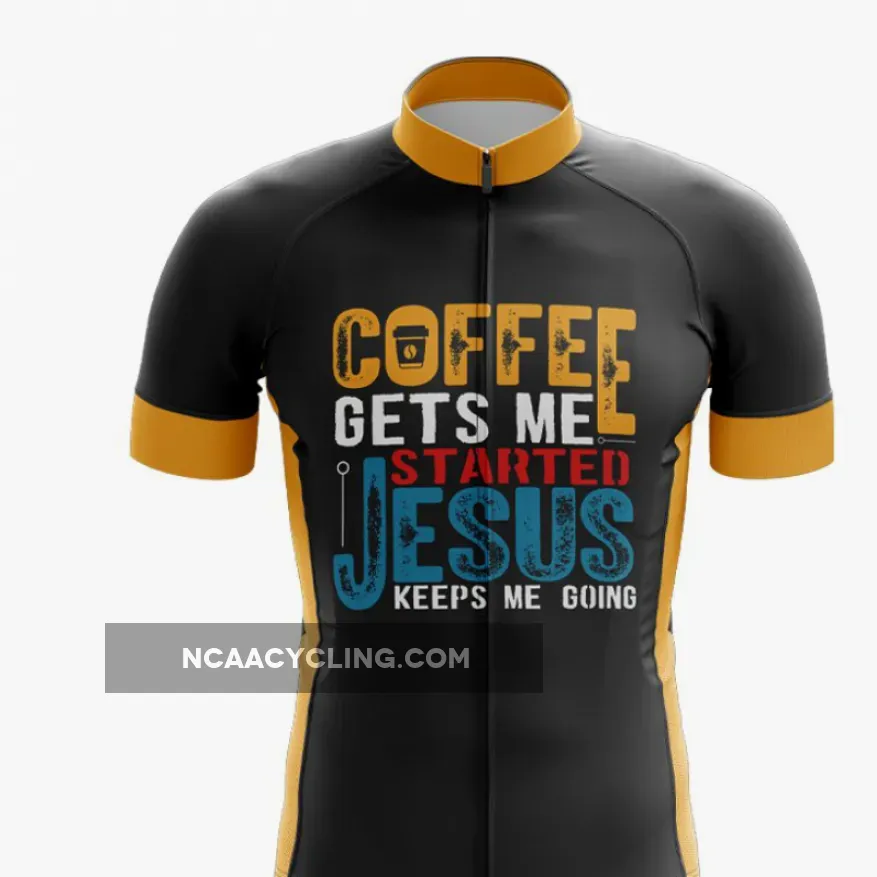 Jesus Keeps Me Going Cycling Jersey