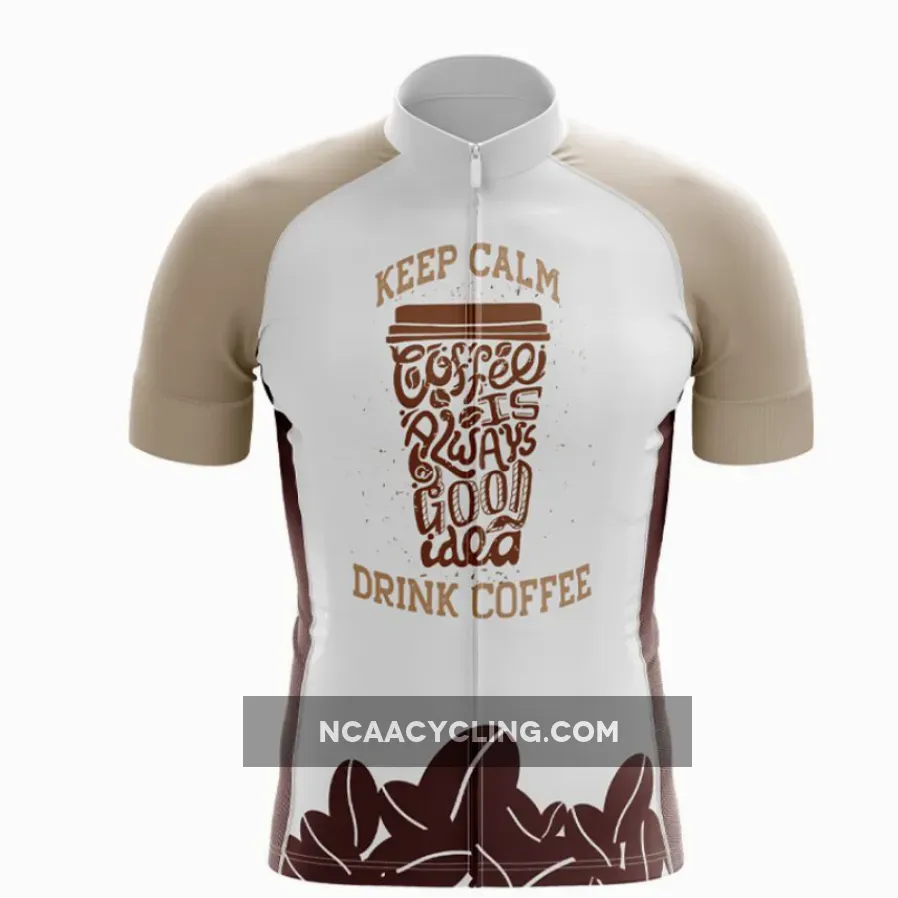 Keep Calm And Drink Coffee Cycling Jersey