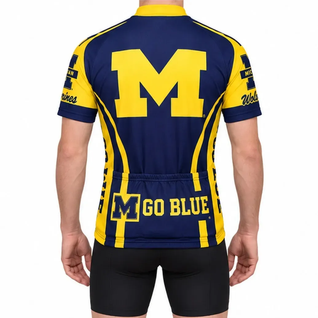 Michigan University Wolverines Cycling Jersey Michigan University Wolverines Cycling Jersey