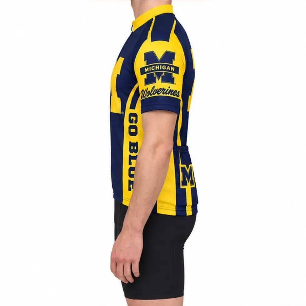 Michigan University Wolverines Cycling Jersey Michigan University Wolverines Cycling Jersey