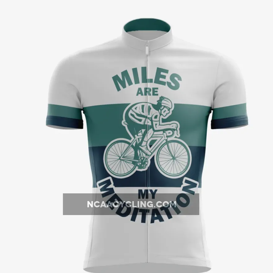 Miles Are My Meditation Cycling Jersey