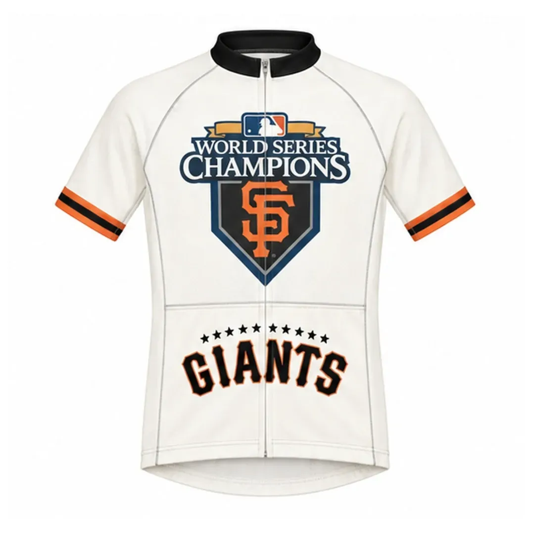 MLB San Francisco Giants 2010 world series champions Cycling Jersey