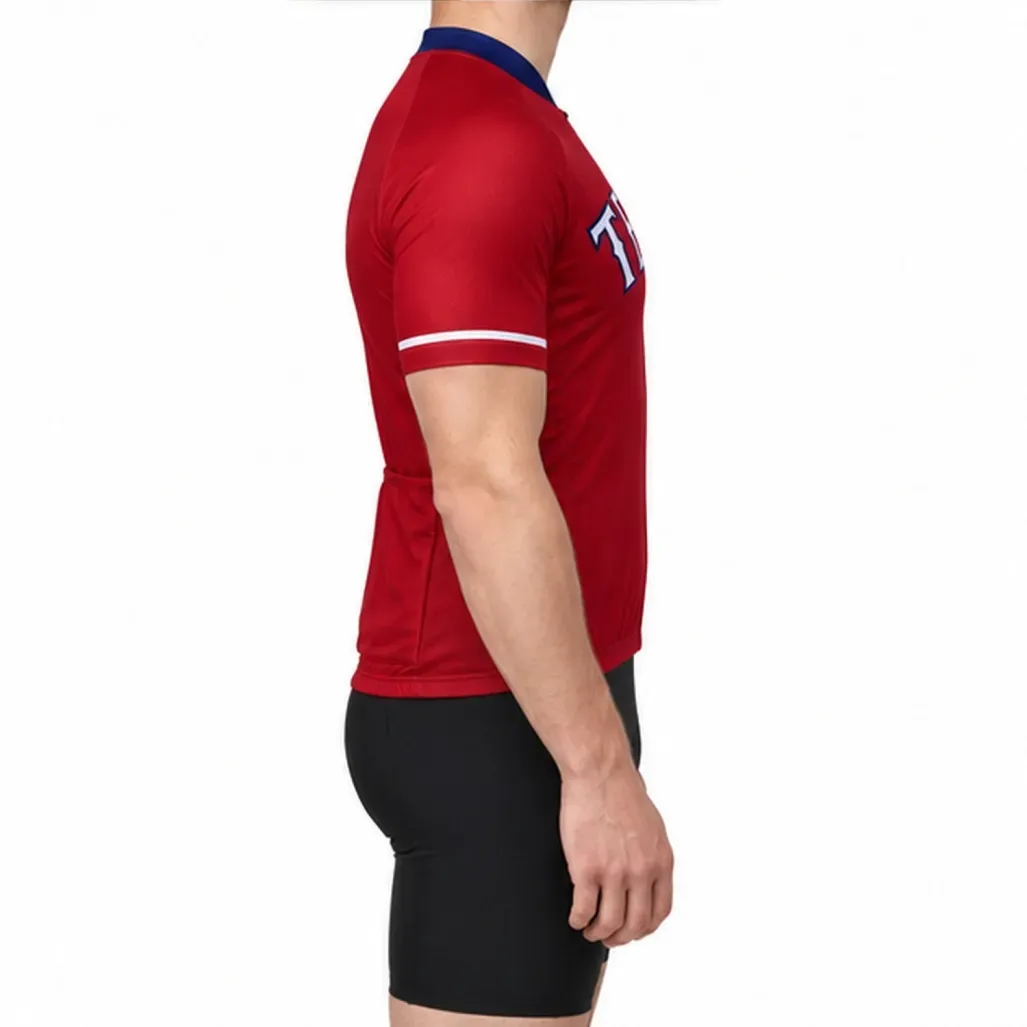 MLB Texas Rangers Cycling Jersey MLB Texas Rangers Cycling Jersey