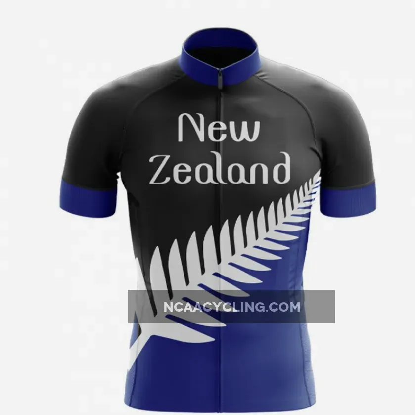 New Zealand Dark Blue Cycling Jersey