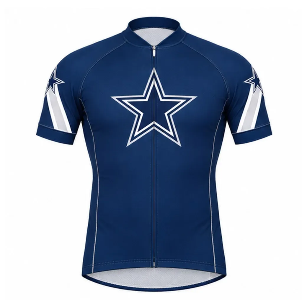 NFL Dallas Cowboys home short sleeve cycling jersey