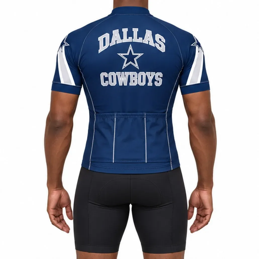 NFL Dallas Cowboys home short sleeve cycling jersey NFL Dallas Cowboys home short sleeve cycling jersey