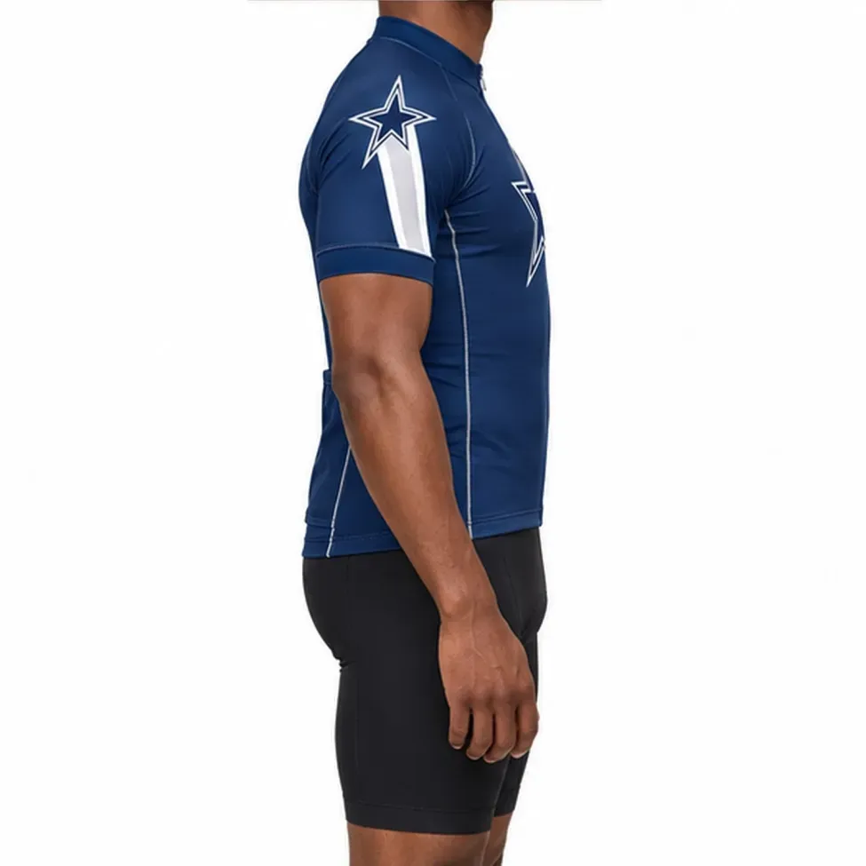NFL Dallas Cowboys home short sleeve cycling jersey NFL Dallas Cowboys home short sleeve cycling jersey