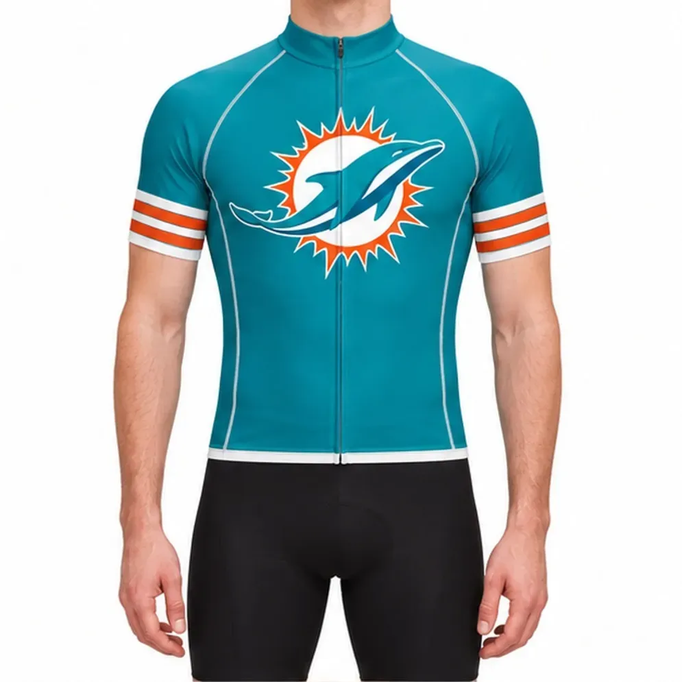 NFL Miami Dolphins Cycling Jersey NFL Miami Dolphins Cycling Jersey