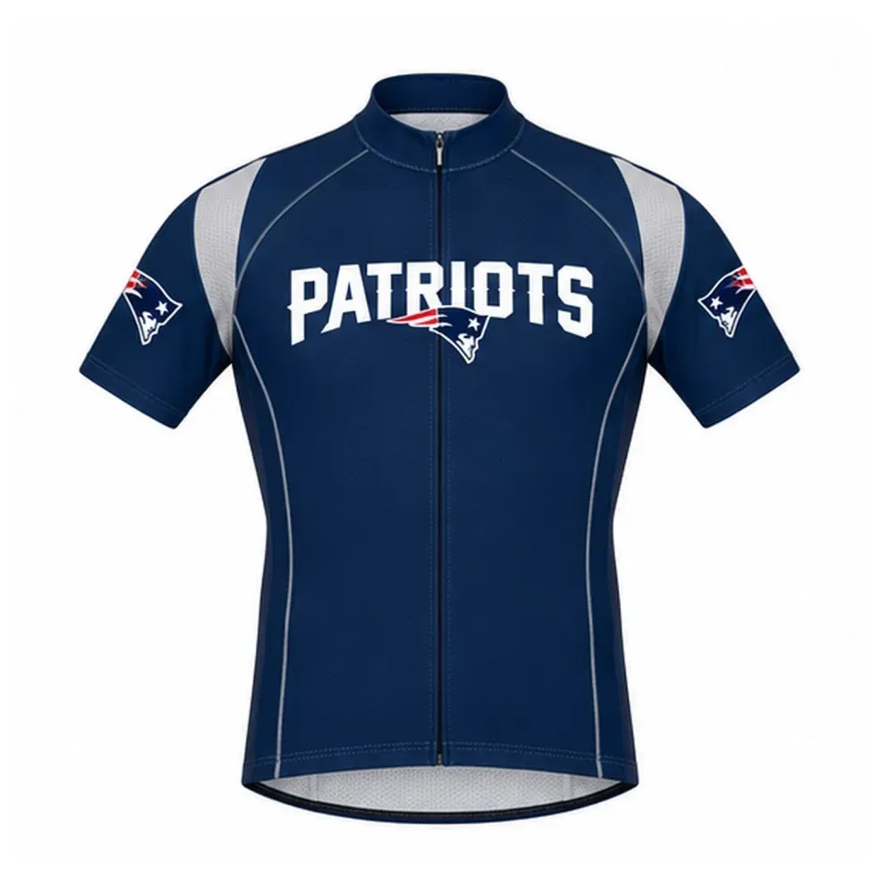 NFL new england patriots short sleeve Cycling Jersey