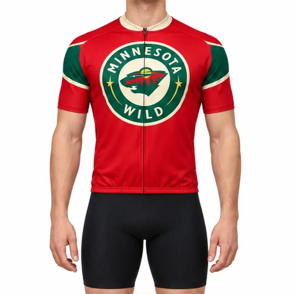 NHL Minnesota Wild Cycling Jersey NHL Minnesota Wild Cycling Jersey