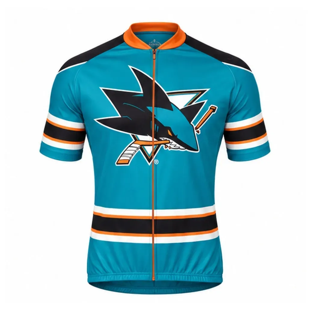 NHL San Jose Sharks Cycling Jersey
