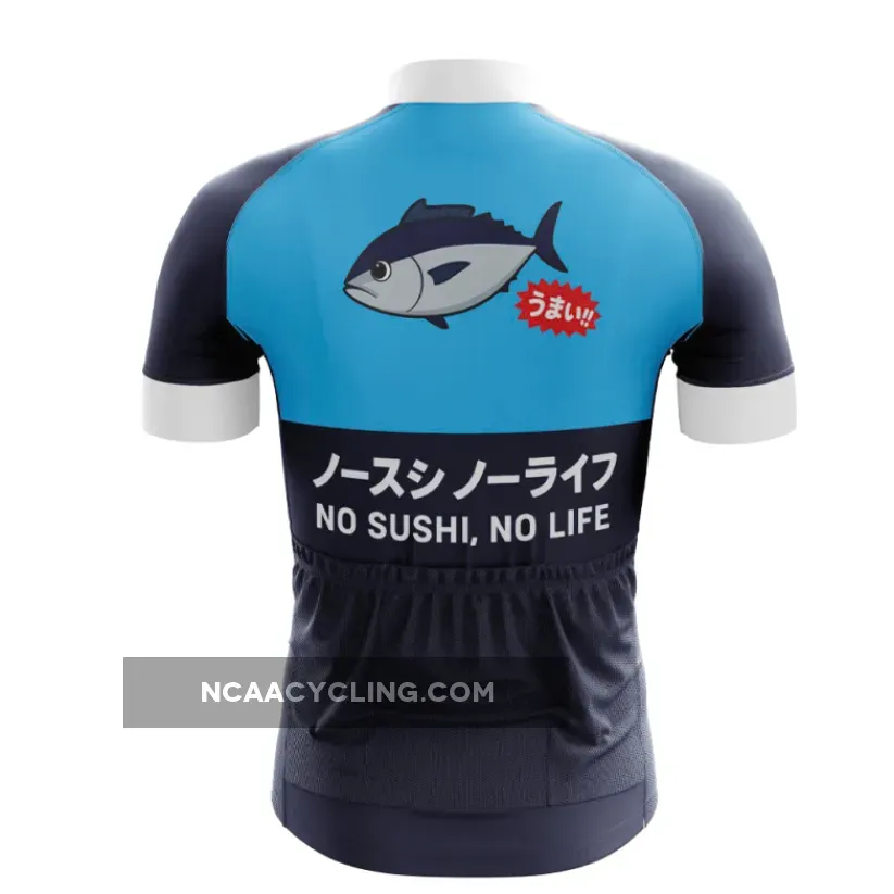 No Sushi No Life Cycling Jersey No Sushi No Life Cycling Jersey
