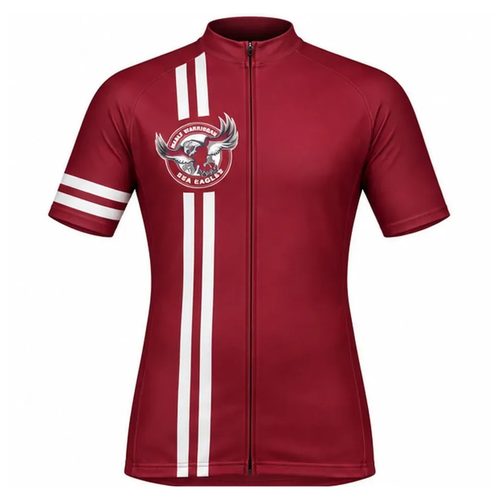 NRL Manly-Warringah Sea Eagles Short Sleeve Cycling Jersey