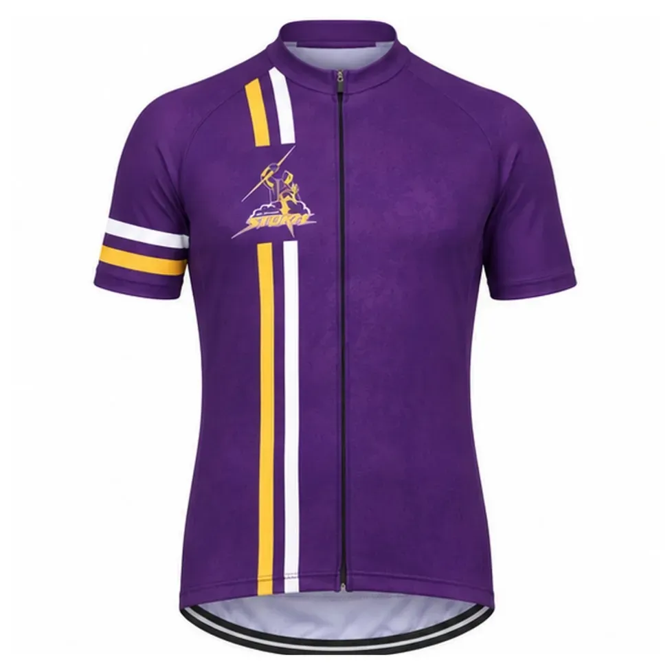 NRL Melbourne Storm Short Sleeve Cycling Jersey