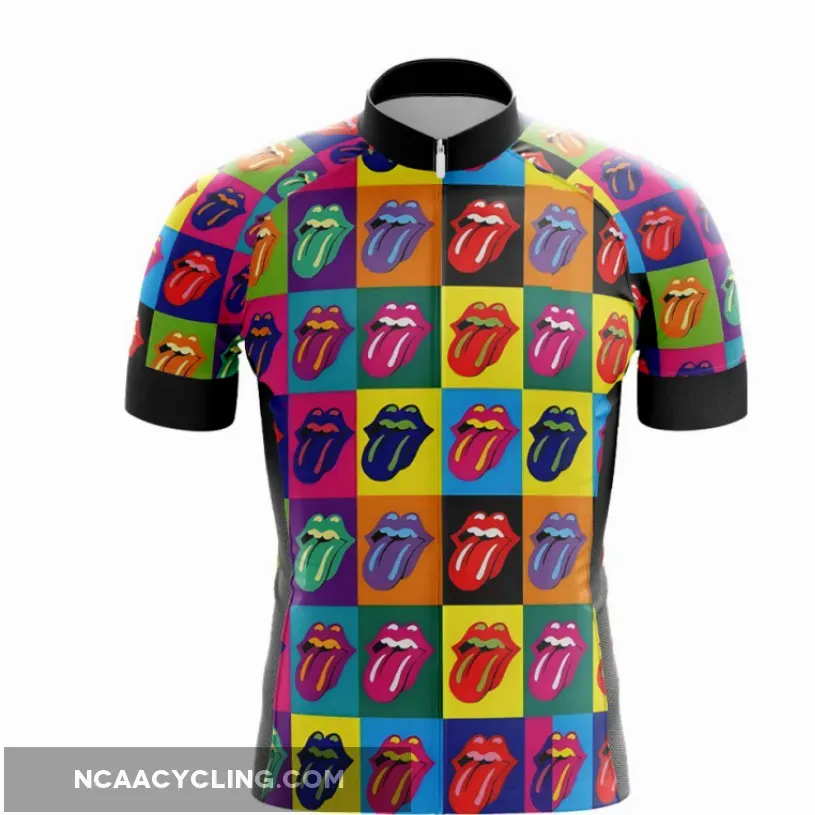 Rocking Tongues Pop Art Cycling Jersey