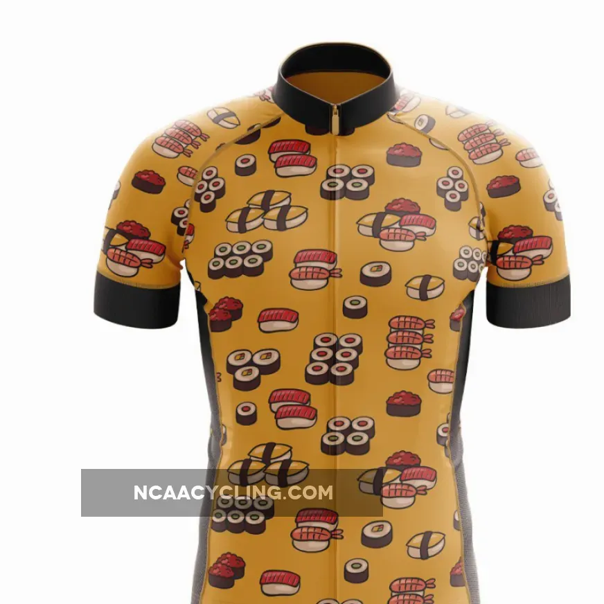 Sushi Pattern Cycling Jersey