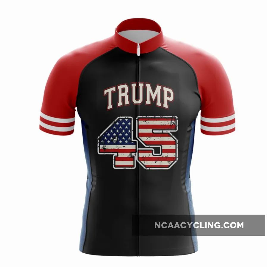 Trump Cycling Jersey - 45th President's Patriotic Performance Wear