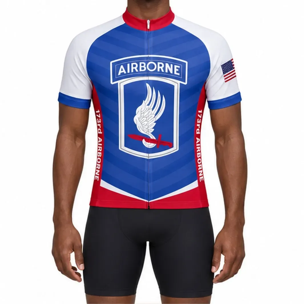 US Army Unit 173rd Airborne Brigade Cycling Jersey US Army Unit 173rd Airborne Brigade Cycling Jersey