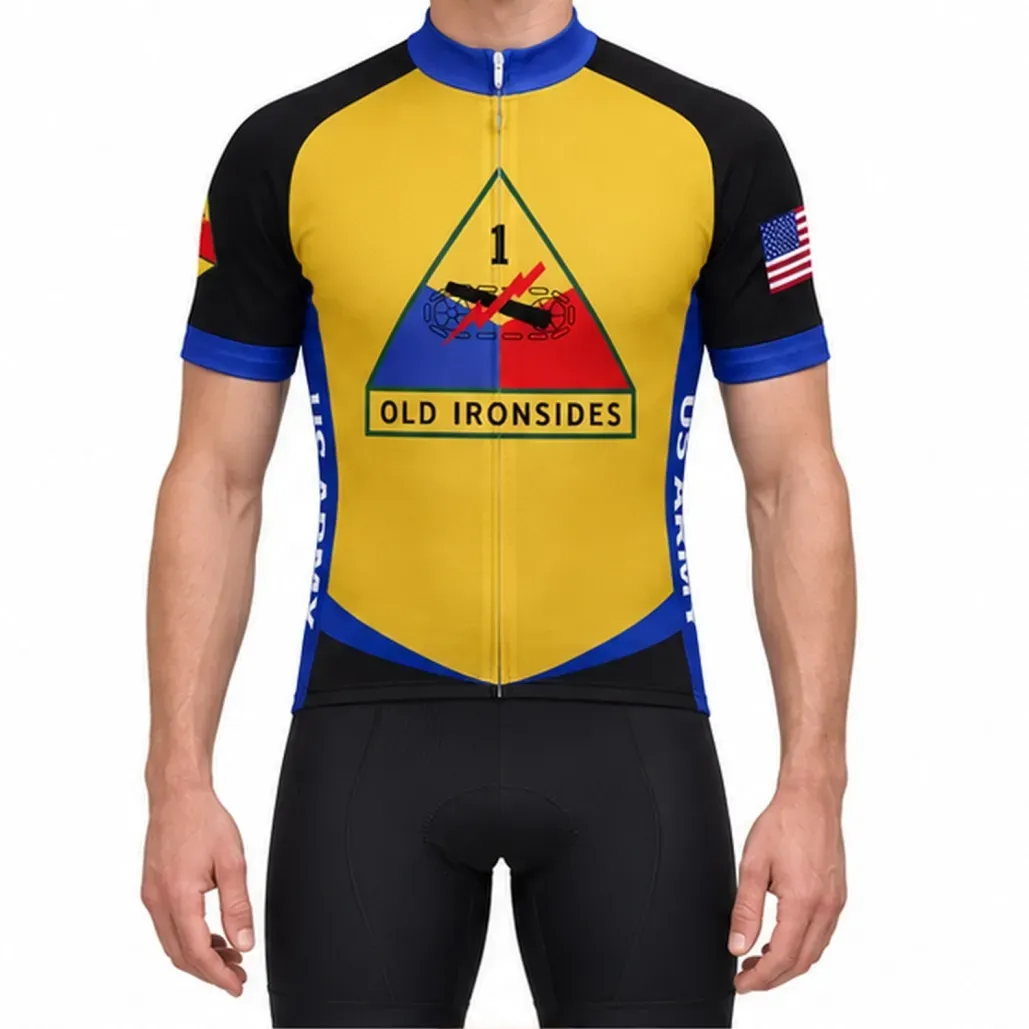US Army Unit 1st Armored Division Cycling Jersey US Army Unit 1st Armored Division Cycling Jersey