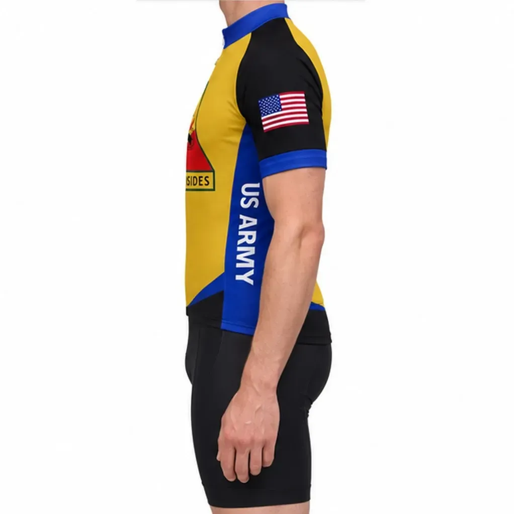 US Army Unit 1st Armored Division Cycling Jersey US Army Unit 1st Armored Division Cycling Jersey