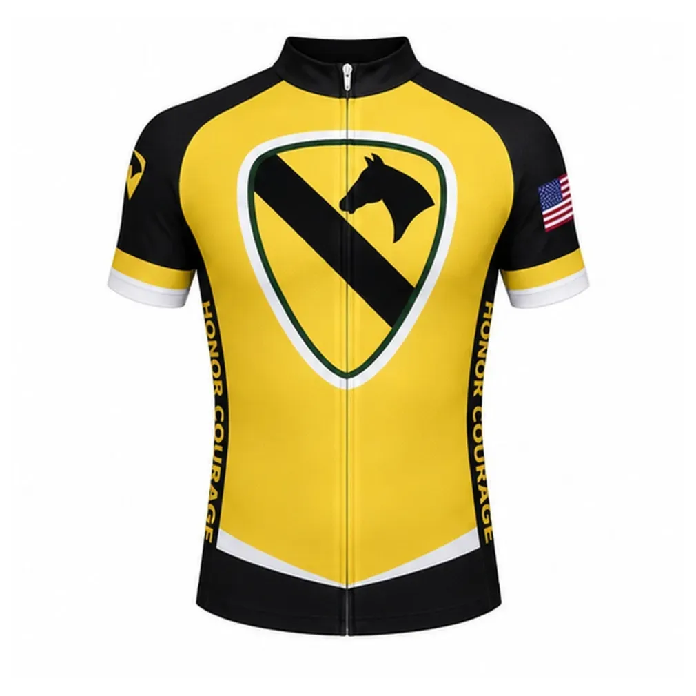 US Army Unit 1st Cavalry Division Cycling Jersey