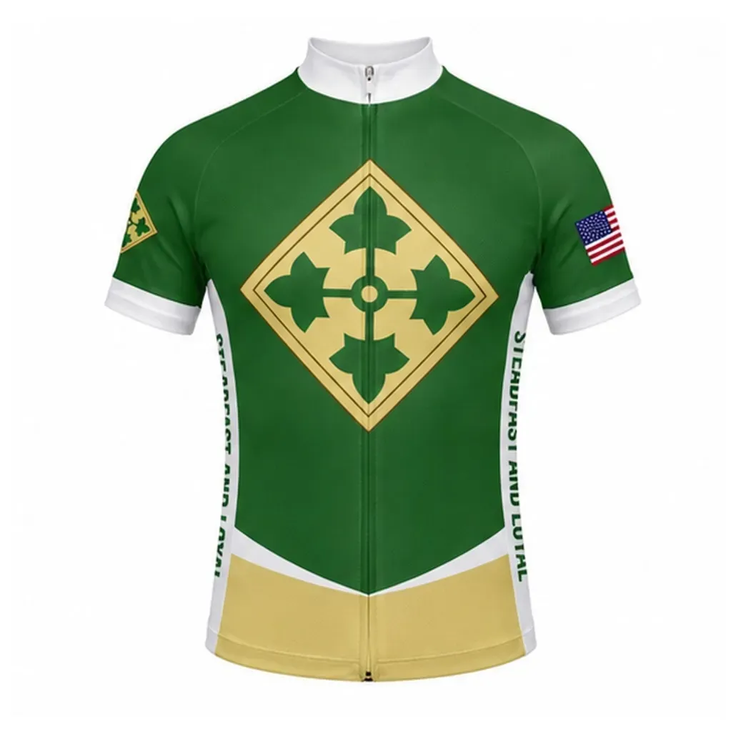 US Army Unit 4th Infantry Division Cycling Jersey