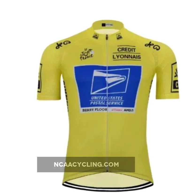 USPS Yellow Cycling Jersey