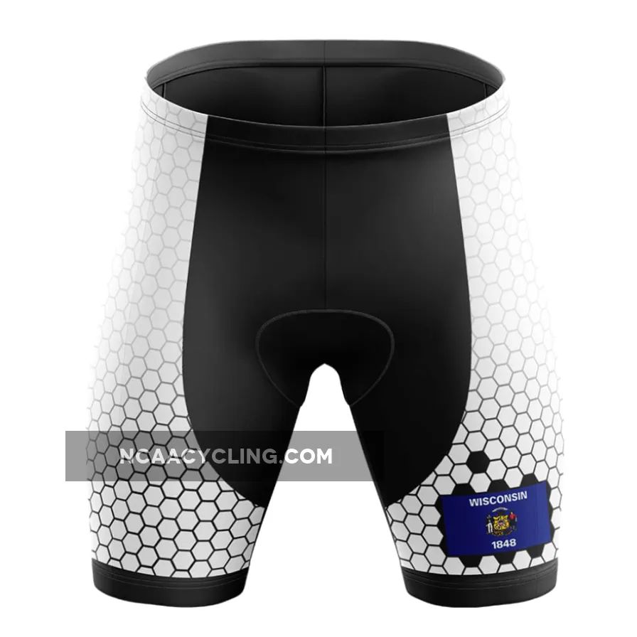 Wisconsin Women's Cycling Shorts V7 - High Definition Graphic Cycling Kit